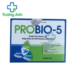 Thực Phẩm Bảo Vệ Sức Khỏe Probio-5 - Hộp 30 gói.