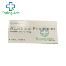 Thuốc Acarbose Friulchem 50Mg - Hộp 9 vỉ x 10 viên nén