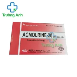 Thuốc Acmolrine-20 Mg -   Hộp 3 vỉ x 10 viên