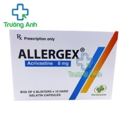 Thuốc Allergex 8Mg - Hộp 5 vỉ x 10 viên