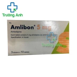 Thuốc Amlibon 5Mg - Hộp 3 vỉ x 10 viên.