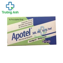Thuốc Apotel -  Hộp 3 ống  Nhà sản xuất: Uni-Pharma Kleon Tsetis Pharmaceutical Laboratories S.A. &#8211; HY  - Uni-Pharma Kleon Tsetis Pharmaceutical Laboratories S.A 
