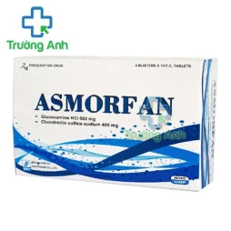 Thuốc Asmorfan 500Mg/400Mg - Hộp 3 vỉ x 10 viên
