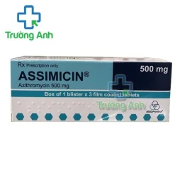 Thuốc Assimicin 500Mg - Hộp 1 vỉ x 3 viên