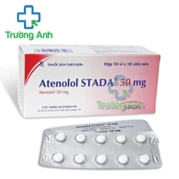 Thuốc Atenolol Stada 50Mg -  Hộp 10 vỉ x 10 viên.