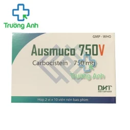 Thuốc Ausmuco 750V - Hộp 2 vỉ x 10 viên nén bao phim