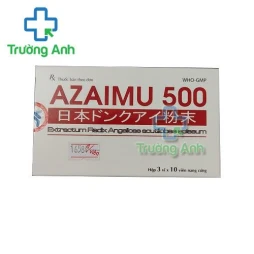 Thuốc Azaimu 500 Mg - Hộp 3 vỉ x 10 viên