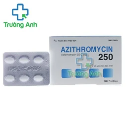 Thuốc Azithromycin 250Mg (Dhg) -  Hộp 3 vỉ x 10 viên
