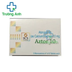 Thuốc Aztor 10 Mg -  Hộp  vỉ x 10 viên