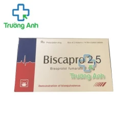 Thuốc Biscapro 2.5Mg -  Hộp 2 vỉ x 14 viên