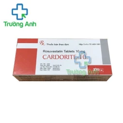 Thuốc Cardorite-10 Mg - Hộp 3 vỉ x 10 viên