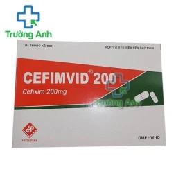 Thuốc Cefimvid 200Mg - Hộp 1 vỉ x 10 viên