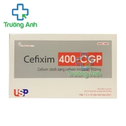 Thuốc Cefixim 400-Cgp - Hộp 1 vỉ x 10 viên