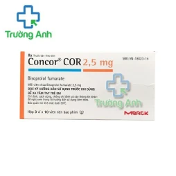 Thuốc Concor Cor 2.5Mg -  Hộp 2 vỉ x 14 viên