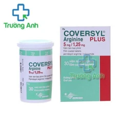 Thuốc Coversyl Plus 5Mg/1.25Mg -  Hộp 1 lọ 30 viên