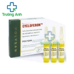 Thuốc Cycloferon (Acridone Acetic Acid, N-Methylglucamin) -  Dung dịch 12,5 % trong ống tiêm 2 ml. Trong một hộp có 5 ống.