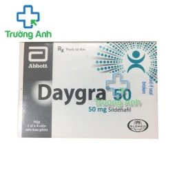 Thuốc Daygra 50 Mg - Hộp 1 vỉ x 4 viên
