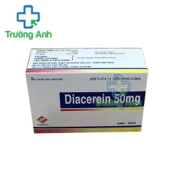 Thuốc Diacerein 50Mg Vidipha - Hộp 3 vỉ x 10 viên