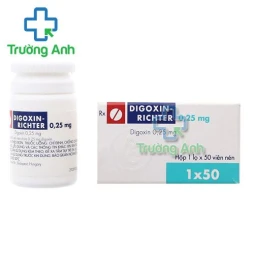 Thuốc Digoxin Richter 0.25Mg -   Hộp 1 lọ x 50 viên nén