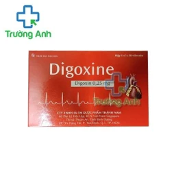 Thuốc Digoxine 0.25Mg - Hộp 1 vỉ x 30 viên
