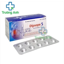 Thuốc Dipsope 5 Mg - Hộp 10 vỉ x 10 viên.