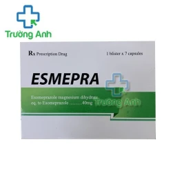 Thuốc Esmepra 40Mg - Hộp to x 2 hộp nhỏ x 1 vỉ x 7 viên