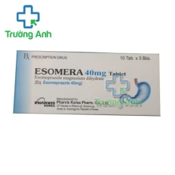 Thuốc Esomera 40Mg Tablet - Pharvis Korea Co., Ltd