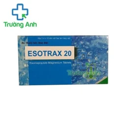 Thuốc Esotrax 20 Mg - Hộp 3 vỉ x 10 viên