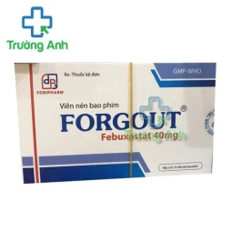 Thuốc Forgout 40Mg - Hộp 3 vỉ x 10 viên