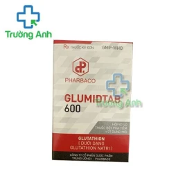 Thuốc Glumidtab 600Mg -   Hộp 1 lọ + 1 Ống nước cất pha tiêm 4ml.