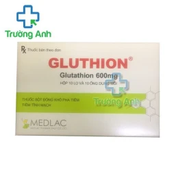 Thuốc Gluthion 600 -   Hộp 10 lọ; Hộp 10 lọ + 10 Ống nước cất pha tiêm 4ml.