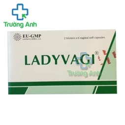 Thuốc Ladyvagi - Hộp 2 vỉ x 6 viên nang mềm đặt âm đạo