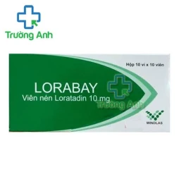 Thuốc Lorabay 10Mg - Hộp 10 vỉ x 10 viên