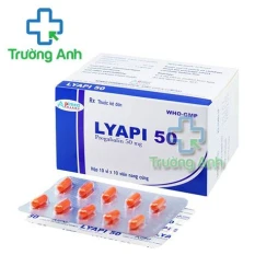 Thuốc Lyapi 50Mg - Hộp 10 vỉ x 10 viên