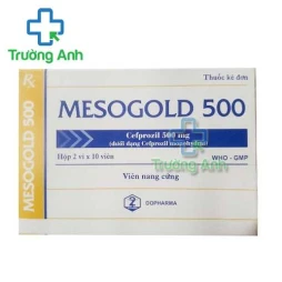 Thuốc Mesogold 500 Mg - Hộp 2 vỉ x 10 viên