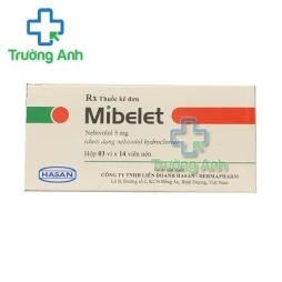 Thuốc Mibelet 5Mg -  Hộp 3 vỉ x 14 viên  Nhà sản xuấ - Công ty TNHH Liên doanh Hasan – Dermapharm 