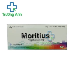 Thuốc Moritius 75Mg -  Hộp 6 vỉ x 14 viên