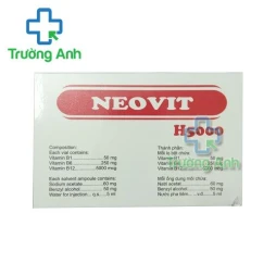 Thuốc Neovit H5000 - Hộp 4 lọ bột đông khô+4 ống dung môi