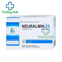 Thuốc Neuralmin 75Mg - Hộp 2 vỉ x 14 viên; hộp 4 vỉ x 14 viên