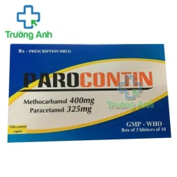 Thuốc Parocontin -   Hộp 3 vỉ x 10 viên