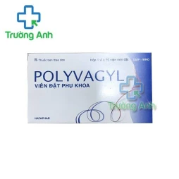 Thuốc Polyvagyl - Hộp 1 vỉ x 10 viên nén đặt