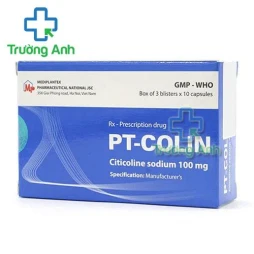 Thuốc Pt-Colin 100Mg - Hộp 3 vỉ x 10 viên