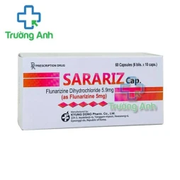 Thuốc Sarariz Cap 5Mg -   Hộp 10 vỉ x 10 viên