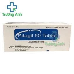 Thuốc Sitagil 50Mg Tablet - Hộp 3 vỉ x 10 viên