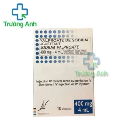 Thuốc Sodium Valproate Aguettant 400Mg/4Ml -  Hộp 10 ống x 4ml dung dịch tiêm