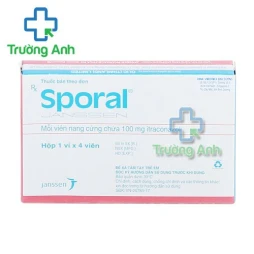 Thuốc Sporal 100Mg - Hộp 1 vỉ 4 viên
