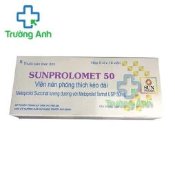 Thuốc Sunprolomet 50Mg -    Hộp 5 vỉ x 10 viên