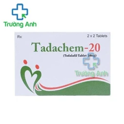 Thuốc Tadachem-20 Mg - Hộp 2 vỉ x 2 viên