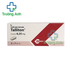 Thuốc Talliton 6.25Mg - Hộp 2 vỉ x 7 viên