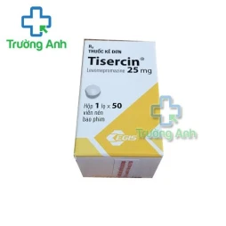 Thuốc Tisercin 25Mg - Hộp 1 chai 50 viên